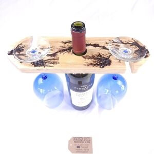 NEW Custom Fractal Wine Caddy